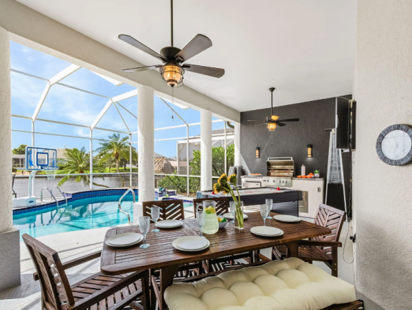 Luxury Villa in Southwest Florida with Heated Pool & Canal Views